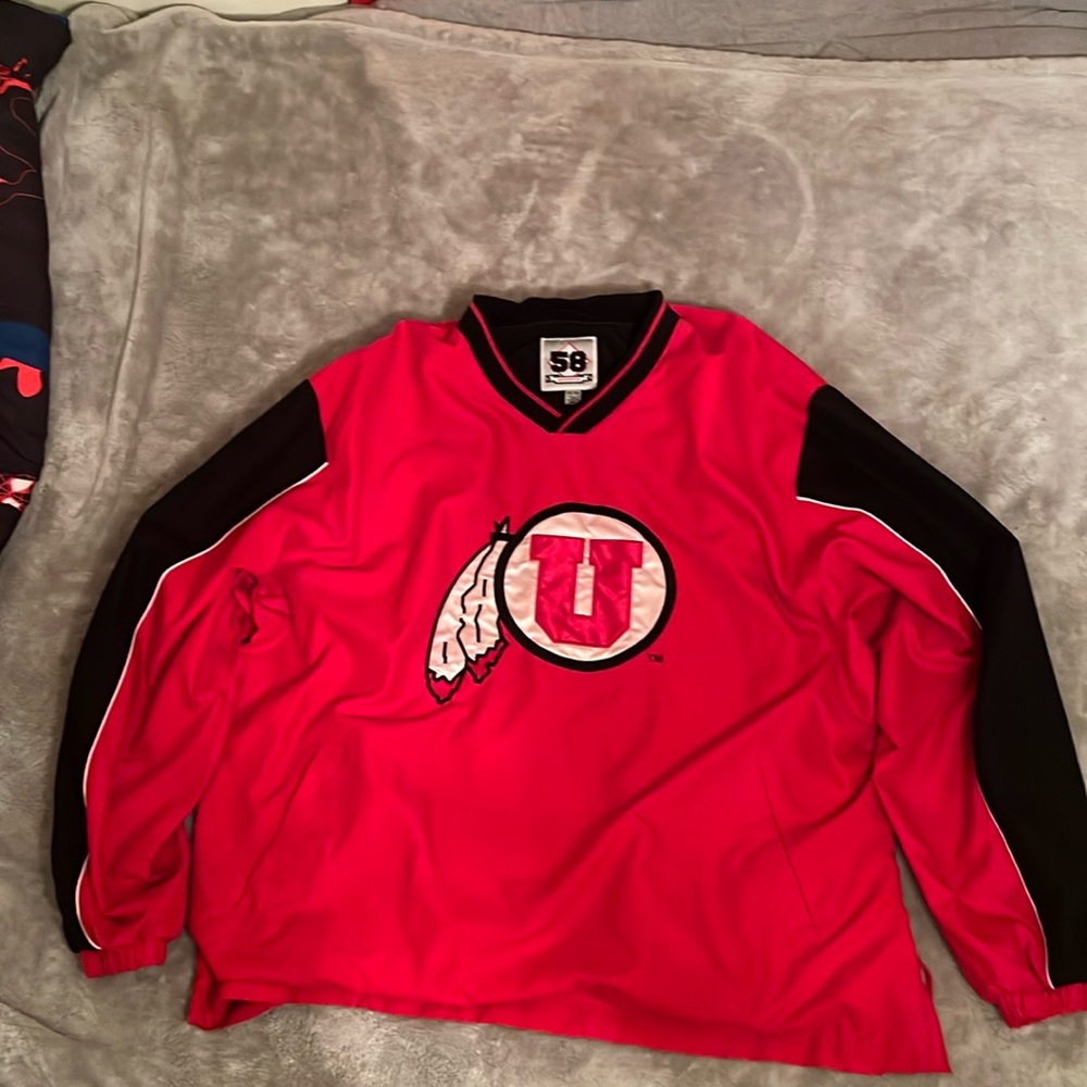 Utah track sweater